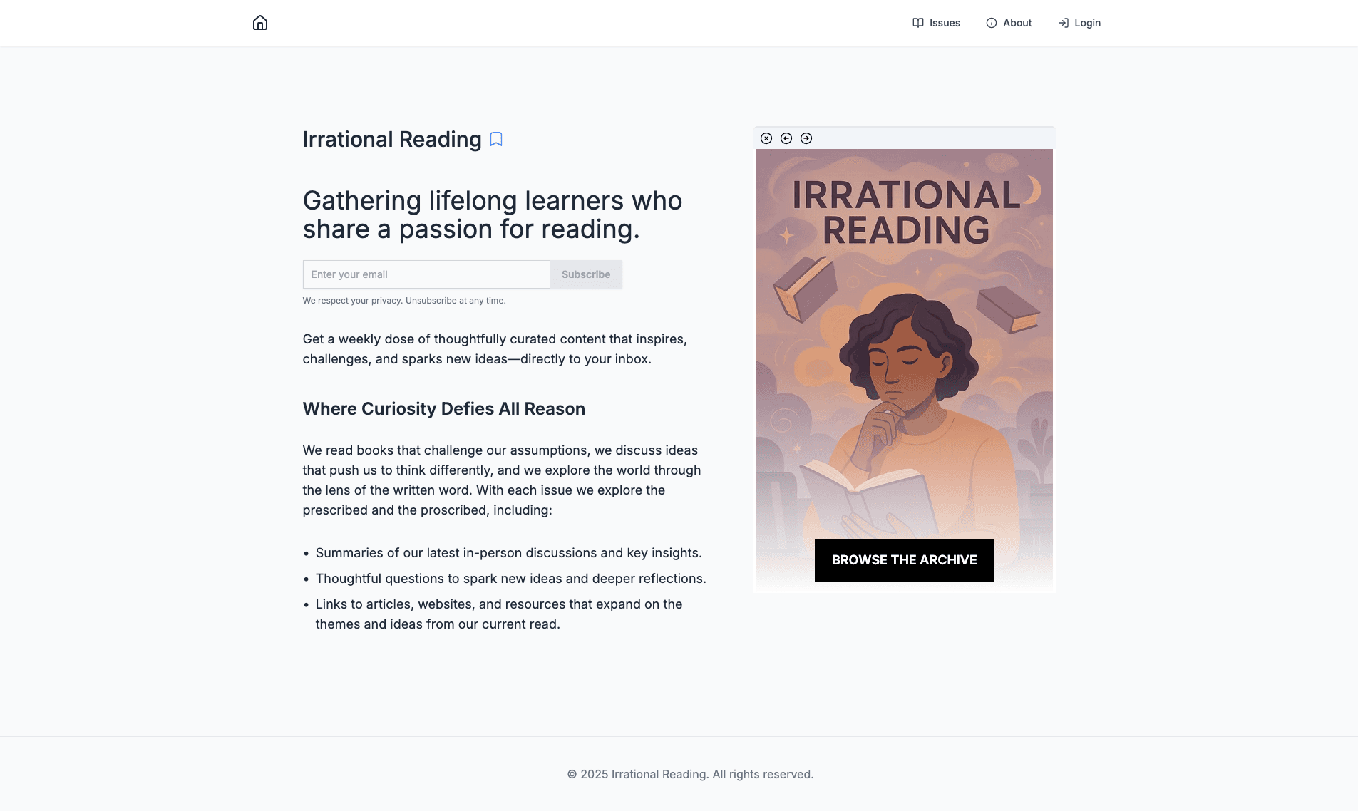 Landing page