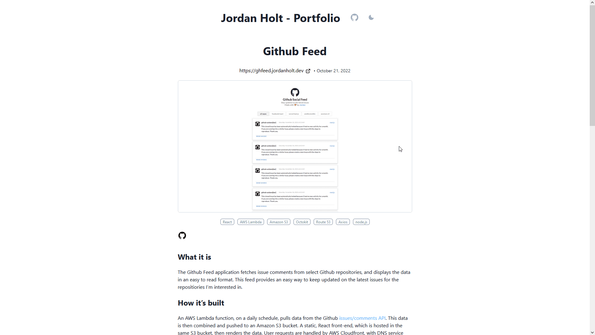 Image of an individual project